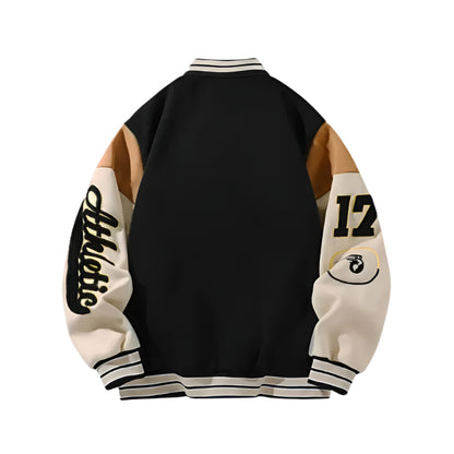 Men's Embroidered Varsity Jacket