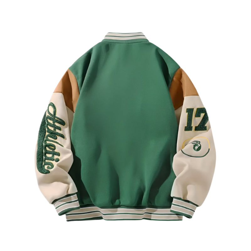 Men's Embroidered Varsity Jacket