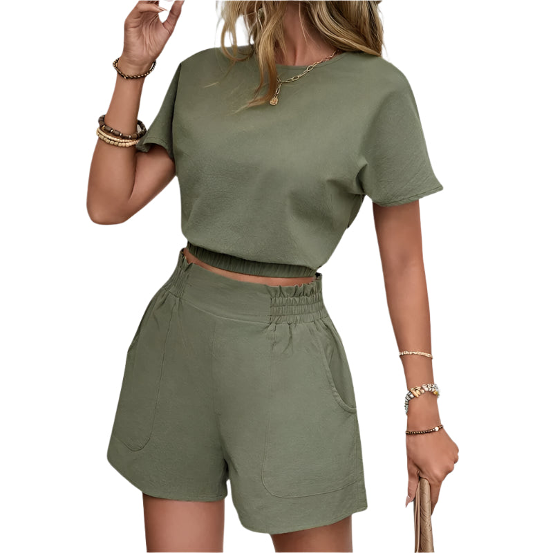 Women's Casual Summer Shorts Set