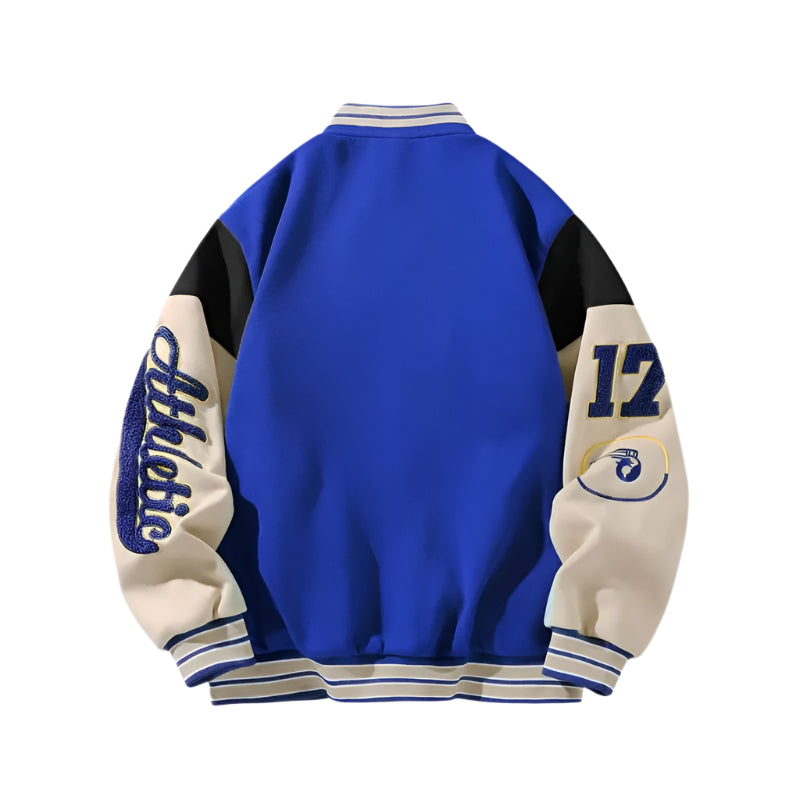 Men's Embroidered Varsity Jacket